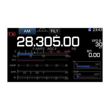ICOM 7300 02 Direct Sampling Shortwave Radio Black