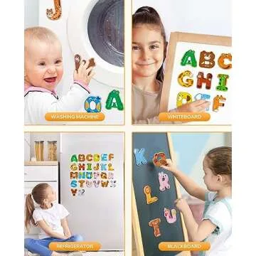 JoyCat Magnetic Letters for Kids - Educational Animal Toys