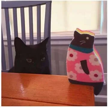 Cute Japanese-Style Kawaii Cat Dish Sponge Set Pack of 4