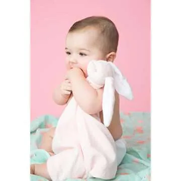 Angel Dear Cashmere Baby Blanket - Pink Bunny Soft Comfort