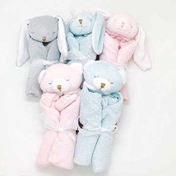 Angel Dear Cashmere Baby Blanket - Pink Bunny Soft Comfort