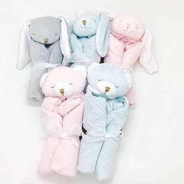 Angel Dear Cashmere Baby Blanket - Pink Bunny Soft Comfort