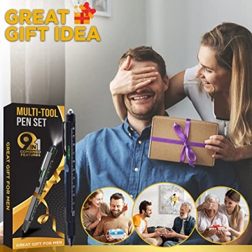 9 in 1 Multi-Tool Pen Set - Perfect Gifts for Men