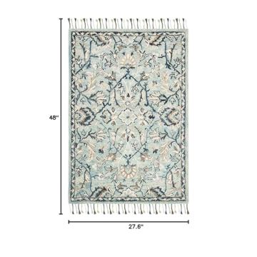Elegant SAFAVIEH Blossom Handmade Wool Accent Rug