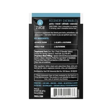 Zaca Recovery Supplement for Hydration & Altitude Relief