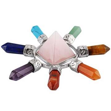 Rockcloud Healing Crystal Kit: Chakra Energy Generator & Bracelet