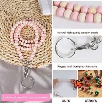 Stylish DEPAJA Beaded Lanyards for ID Badges and Keys