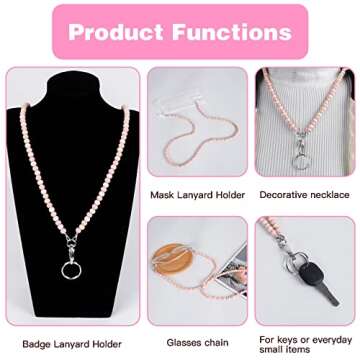 Stylish DEPAJA Beaded Lanyards for ID Badges and Keys