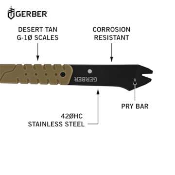 Gerber Downrange Tactical Tomahawk Multitool Axe with Sheath