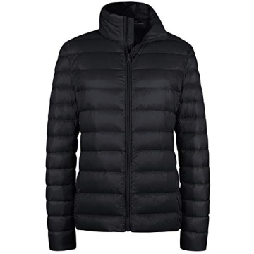 Wantdo Women's Lightweight Down Jacket - Packable and Stylish Outerwear