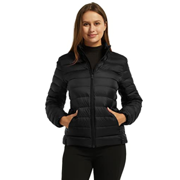 Wantdo Women's Packable Down Jacket for Travel and Style