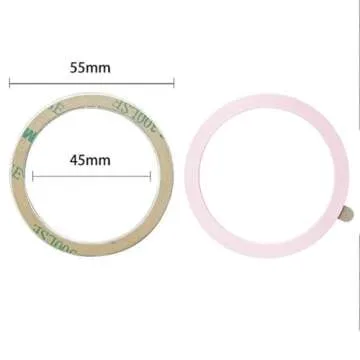 TENOC Universal Metal Ring Sticker for Magnetic Charger Compatible with iPhone/Samsung/Android All C...