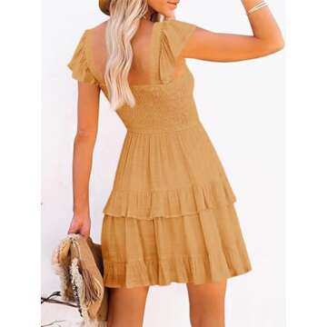 Boho Smocked Ruffle Summer Dress for Every Occasion