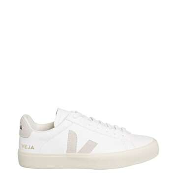 Veja Women's Campo Sneakers, Extra White/Natural Suede, 5 Medium US