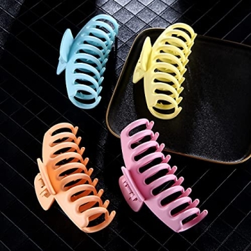 SHALAC Strong Hold Large Hair Clips for Thick Hair 4PCS