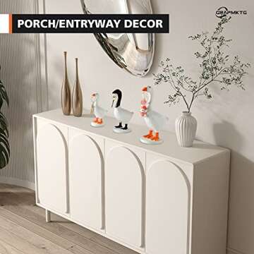 GRAPMKTG Magnetic Goose Key Holder Cute Home Decor Kawaii Room Office Table Desk Decor Aesthetic Funny Bedroom Decor Housewarming Gifts for Women Men1 Pack Small