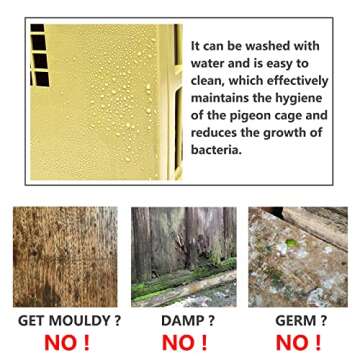 Pigeon Cage for Pairing and Nesting | Durable & Versatile