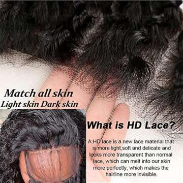 Redoly 13x4 Deep Wave HD Transparent Lace Front Wigs Pre Plucked with Baby Hair 180% Density Brazilian Human Hair Wigs for Black Woman Glueless Natural Hairline Bleached Knots Wet and Wavy 26 inch
