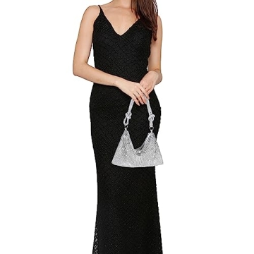 Sparkly Rhinestone Purse for Evening Events and Parties