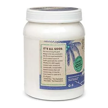 CocoGoodsCo Cold-Pressed Organic Coconut Oil 60 fl. oz