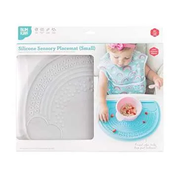 Bumkins Baby Silicone Sensory Placemat for Easy Weaning