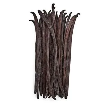 25 Tahitian Vanilla Beans - Premium Grade B Whole Vanilla Pods - For Vanilla Extract, Cooking, Baking, & Desserts - Rich, Creamy Flavor - 100% Vegan & Kosher - Non-GMO & Gluten-Free - Native Vanilla