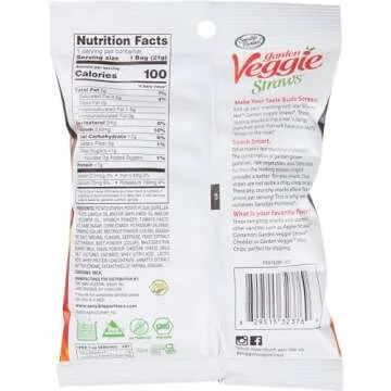 Sensible Portions Garden Veggie Straws, Screamin' Hot, 0.75 Oz (Pack of 24)