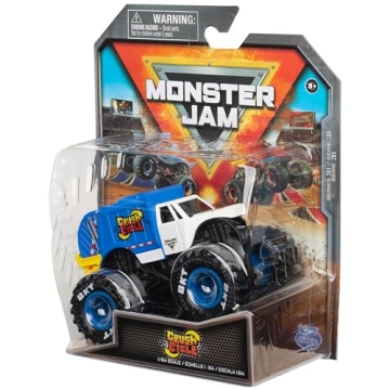 Monster Jam Crush Cycle Truck, Die-Cast 1:64 Scale for Kids