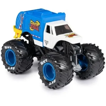 Monster Jam Crush Cycle Truck, Die-Cast 1:64 Scale for Kids