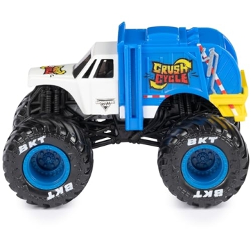 Monster Jam Crush Cycle Truck, Die-Cast 1:64 Scale for Kids