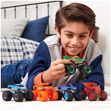 Monster Jam Crush Cycle Truck, Die-Cast 1:64 Scale for Kids