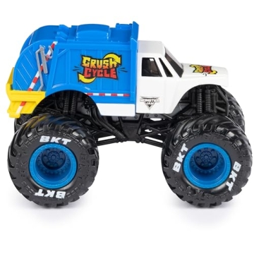 Monster Jam Crush Cycle Truck, Die-Cast 1:64 Scale for Kids