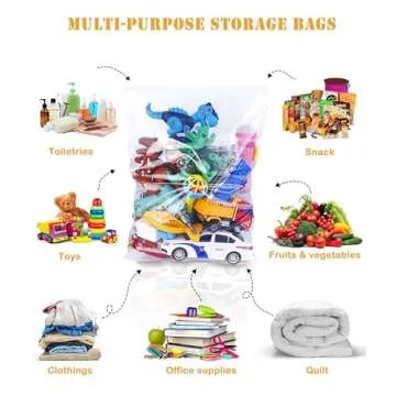 Heavy Duty Storage Bags for Food and Travel Organization