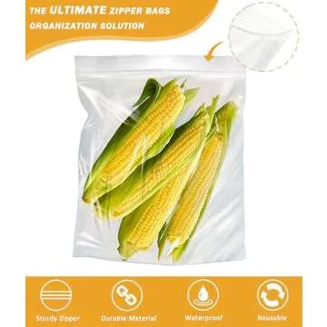 Heavy Duty Storage Bags for Food and Travel Organization