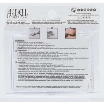 Ardell False Eyelashes Individual Lashes Trios Medium Black, Reusable DIY Lash Clusters, Eyelash Extensions, 4 Pack