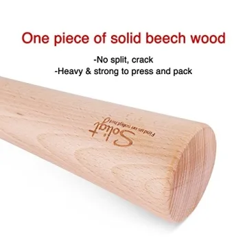 SOLIGT 12" Sauerkraut Pounder for Easy Fermentation