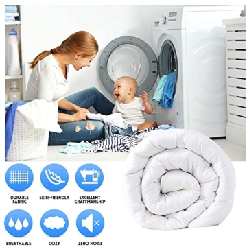 EASELAND King Size Down Alternative Comforter for All Seasons