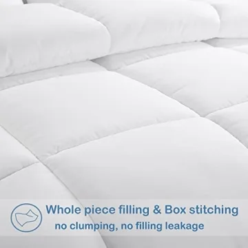 EASELAND King Size Down Alternative Comforter for All Seasons