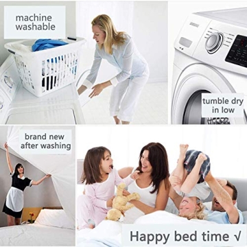 EASELAND King Size Down Alternative Comforter for All Seasons