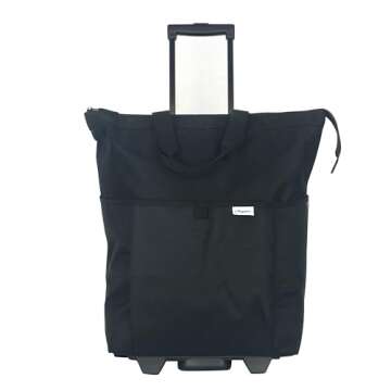 Olympia Fashionista Rolling Carry-on Luggage Tote