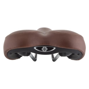 Comfortable Origin8 Sport Uno-S Saddle in Brown for All Riders