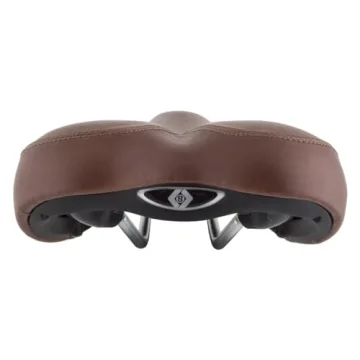 Comfortable Origin8 Sport Uno-S Saddle in Brown for All Riders