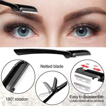 Eyebrow Kit for Easy Grooming - 9 in 1 Set for All