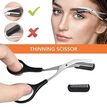 Eyebrow Kit for Easy Grooming - 9 in 1 Set for All