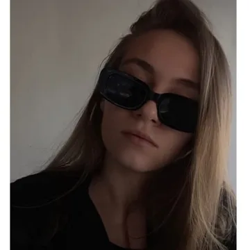 ENTHYI Retro 90s Rectangle Sunglasses with UV400 Protection