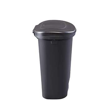 Rubbermaid Classic 13 Gallon Step-On Trash Can - Black