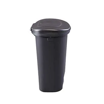 Rubbermaid Classic 13 Gallon Step-On Trash Can - Black