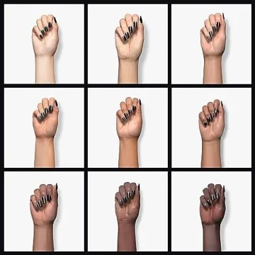 AIMEILI Black Gel Nail Polish - 28 Days Glossy Finish