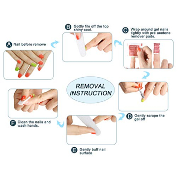 AIMEILI Black Gel Nail Polish - 28 Days Glossy Finish