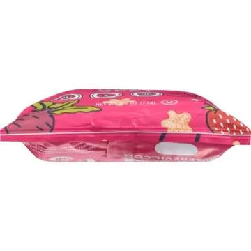 LesserEvil Organic Strawberry Beet Lil' Puffs Snack for Kids